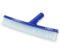 HERSIG - Cepillo de Piscina de 26cm para Paredes y Suelo con Cerdas de Nylon Reforzadas Limpiafondos Manual de Alta Resistencia