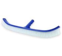 HERSIG - Cepillo de Piscina de 45 cm para Paredes y Suelo con Cerdas de Nylon Reforzadas Limpiafondos Manual de Alta Resistencia
