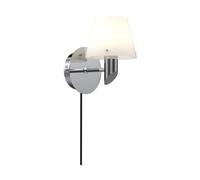 Herstal Aplique Gil Cromo-cristal opalino