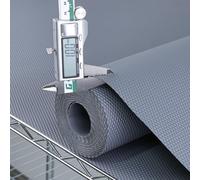 Hersvin Alfombrilla para cajones 30 cm x 500 cm, papel para armarios, inserto para cajones de EVA resistente al agua, base no adhesiva, alfombra para armarios de cocina (Gris, Diamante Grande)
