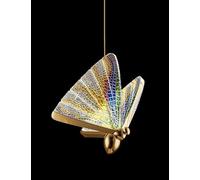 Hertl Lámpara colgante de mariposa, lámpara colgante LED de mariposa, luces colgantes de mariposa, lámpara de techo for salón, dormitorio, pasillo (grande-multicolor) (Color : Multicolored, Size : L