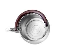 Hervidor de Agua Silbato de Acero Inoxidable, Gran Capacidad | Plata, para Té, Café y Leche Caliente, Diseño de Cocina, Tetera Silbante