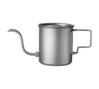 Hervidor De Agua Y Botella De Agua Para Acampar De Titanio De 420 Ml, Mango