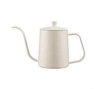 Hervidor de cuello de cisne de 600 ml de acero inoxidable con boquilla de precisión para preparación por goteo en estufa de inducción (tapa graduada de 3500 ml)