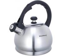 Hervidor de silbato de 1,8 litros, hervidor de agua de acero inoxidable