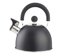 Hervidor Fischio Negro Satinado Plan Inducción 1,5 Lt Eva Collection - Agua Te