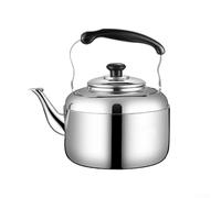 Hervidor silbante de acero inoxidable con boquilla de filtro de inducción, hervidor de agua de cocina de metal (1,5 L)