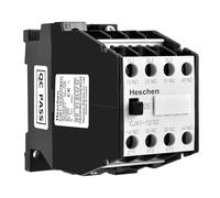Heschen Contactor AC CJX1-12/22 220V 50/60Hz Bobina 3P 3 Polos 2NO+2NC 380V 20A 5.5KW