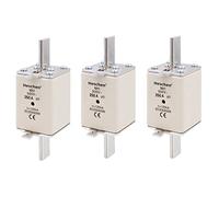 Heschen Eslabón fusible NH, NH1, 250A, gG, Indicador Frontal, Detector combinado, 3 unidades