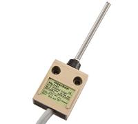 Heschen Interruptor de límite compacto precableado, HS-3167, varilla de resorte flexible sellada, 1NO 1NC, SPDT, tipo momentáneo, AC250V 5A, IP67 impermeable
