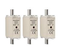 Heschen NH Fusible NH000 32A gG, Indicador Frontal, Detector Combinado, 3 unidades (32A)