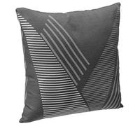 Hespéride - Cojín Decorativo para Exterior (40 x 40 cm), diseño Jacquard, Color Pizarra