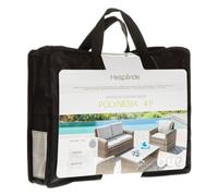 HESPERIDE - Funda de cojín para Conjunto polynésia de 4 plazas Naturae
