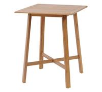 Hespéride - Mesa Alta de jardín Tiwi Beige - 4 plazas - Acacia - Mobiliario de Exterior para terraza, balcón y Patio