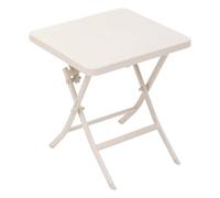 Hespéride - Mesa Auxiliar Cuadrada de jardín de Arcilla Greensboro - 40 x 40 cm - Acero con Revestimiento epoxi antioxidante