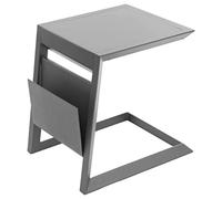 Hespéride - Mesa Auxiliar de jardín Cuadrada Allure Antracita - 55 x 45 x 55 cm