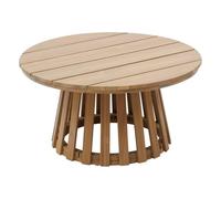 Hespéride - Mesa Auxiliar de jardín Redonda Osuna 80 x 80cm en Acacia