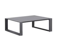 Hespéride - Mesa de Centro Cuadrada de jardín Allure Grafito - 97 x 97 x 37 cm