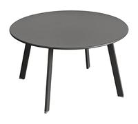 Hespéride - Mesa de Centro Saona Graphite, Acero Inoxidable, Resistente a los Rayos UV, 70 x 40 cm - para jardín, terraza y balcón