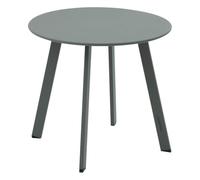 Hespéride - Mesa de Centro Saona Verde Laurel, Acero Inoxidable, Resistente a los Rayos UV, 50 x 45 cm - para jardín, terraza y balcón