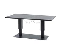 Hespéride - Mesa de jardín Salimia con Tablero elevable, 150 x 80 cm, Altura Regulable, Capacidad para 6 a 8 Personas, Aluminio Resistente a la corrosión - para Patio y Uso Exterior.