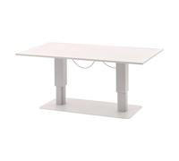 Hespéride - Mesa de jardín Salimia con Tablero elevable, 150 x 80 cm, Altura Regulable, Capacidad para 6 a 8 Personas, Aluminio Resistente a la corrosión - para Patio y Uso Exterior.