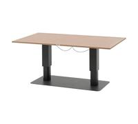 Hespéride - Mesa de jardín Salimia con Tablero elevable, 150x80 cm, para 6 a 8 Personas, Aluminio Resistente a la corrosión - para terraza y balcón