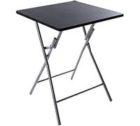 HespÉride mesa plegable negra 60x60x75cm