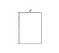 Hetzel 22495190 - Pack de 10 bolsas A4, transparente