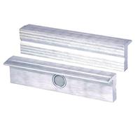Heuer Mordazas de tornillo de banco 110120 (mordazas de protección en ángulo derecho; paralelo; imanes especiales integrados; apto para tornillo de banco de 120 mm; material: aluminio).