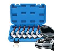 Hex Bit Socket Set - 1/2 Inch Drive | 7-Piece Metric Ball End | H3-H12 S2 & Steel Tips, Blue Hard Tool Storage Box, Heavy Duty Mechanics Gear, For Auto Repair & Home Workshop
