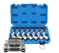 Hex Bit Socket, Set 1/2 Inch, Heavy-Duty Tight Fit, with Storage Case | Compact Metric Size, Driver Socket Multiuse, for Crafting Enthusiasts, Technicians Mechanics Professionals, Home Garage