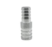HF Mont 6 8 10 12 13 14 15 16 18 19 20-60 Mm Manguera con púas Reductor Conector recto Accesorio de tubería Acero inoxidable 304 Agua Aire Combustible Aceite(15mm-12mm)