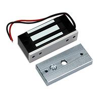 HFeng Cerradura electromagnética Control de acceso 60KG/132lbs Cerradura magnética electrónica DC12V Fail Safe NC Mini Cerradura de puerta pequeña para sistema de seguridad eléctrico