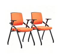 HGTRH Silla Oficina Plegable, Silla Plegable C | Multifuncional Bolsa para Libro Tablero de Escritura Giratorio Cojín de Algodón de Alta Resiliencia