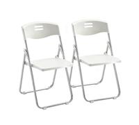 HGTRH Silla Oficina Plegable, Silla Plegable Escritorio White C | Diseño Ergonómico Asiento Antideslizante con Acabado Mate Bandeja de Escritura Extragrande Alta Capacidad de Carga
