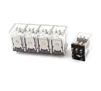 HH53PL DC 24V Bobina 3PDT Luz LED verde Relé de uso general 5 piezas