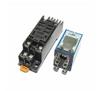 HH62P HHC68A-2Z DPDT Bobina en miniatura Interruptor de relé intermedio electromagnético general con base enchufe AC 220V DC 12V 24V(AC 36V)