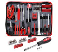 Hi-Spec Juego de Destornilladores de Precisión 56 Piezas con Alicates, Puntas CR-V, Destornillador de Carraca, Extensión Flexible y Estuche para Reparación de Electrónica para Casa y PC