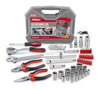Hi-Spec Juego de Herramientas para Mecánica Automotriz de 67 Piezas con Maletín de Transporte, Herramientas Manuales de Bricolaje para Reparación y Mantenimiento de Automóviles, Bicicletas y Motos