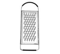 HIA - Rallador de queso de mano, rallador plano de acero inoxidable grueso para cocina, rallador de alimentos con mango deslizante, perfecto para patatas, verduras, mantequilla, queso 061210