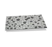Hidalgo felpudo gris gris perla goma 45 x 75 cm 75 x 45 x 0,5 cm piedr