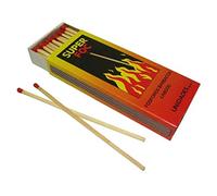 HIDALGO PRODUCTOS Cerillas Madera Barbacoa 15cm Caja 50 Unidades