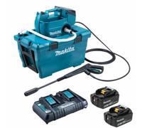 Hidrolimpiadora de batería con cuba Makita DHW080ZK - 2x 18V 5Ah