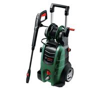 Hidrolimpiadora eléctrica bosch aquatak 140 2100w 140 bares de presión con enrollador de manguera y ruedas