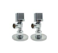 Hidrosuite - Llave Escuadra 1/2-3/8 - Regulación - Lavabo, Inodoro, Baño | 2 Unidades