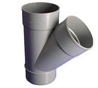 Hidrotecnoagua accesorios de pvc - Derivación macho-hembra 45º diámetro 125