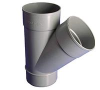Hidrotecnoagua accesorios de pvc - Derivación macho-hembra 45º diámetro 160