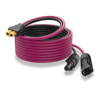 HIEbee Cable de carga solar a XT60i, adaptador de enchufe, conector para panel solar 12 AWG XT60i-F, cable compatible con Ecoflow Delta River, generador solar portátil, 200 cm (2 m)