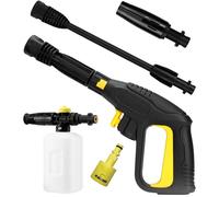 Hierbla Pistola limpiadora de Alta presión de Repuesto con Pistola de Espuma de Nieve para reemplazar el Mango del Limpiador de Alta presión eléctrico para Manguera K2-K7 2175PSI